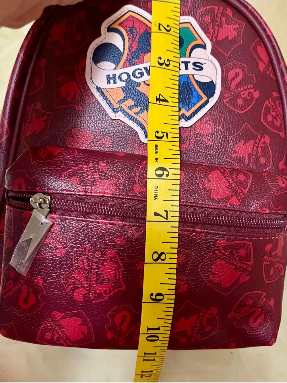 Harry Potter Hogwarts Crest Mini Backpack Maroon Matching coin purse Maroon NWT